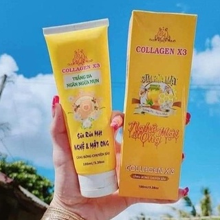 Sữa rửa mặt Collagen X3 sạch mịn da-Mỹ phẩm Đông Anh