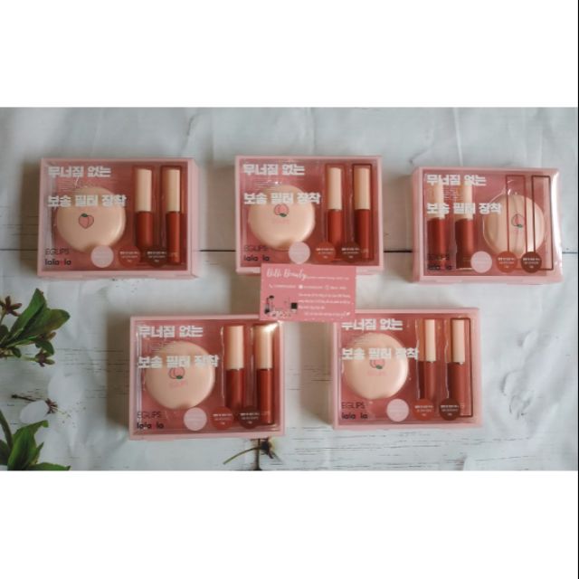 Set phấn phủ Eglips kèm 2 cây son