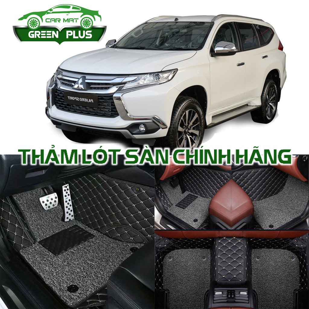 Thảm lót sàn ô tô 6D Mitsubishi Pajero Sport 2000-2021 chống nước, không mùi, phủ kín 90% sàn xe
