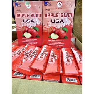 COMBO 4 HỘP THẠCH TÁO GIẢM CÂN APPLE SLIM[Hộp 10 gói]