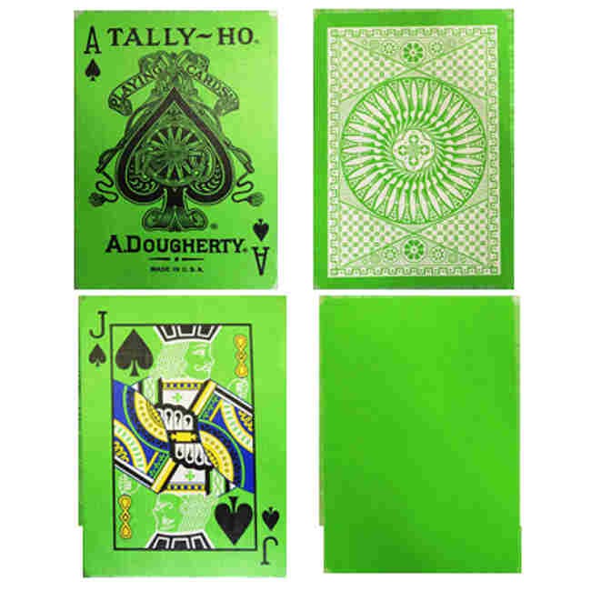 Bài ảo thuật : Tally Ho Reverse Circle back (Green) Limited Edition