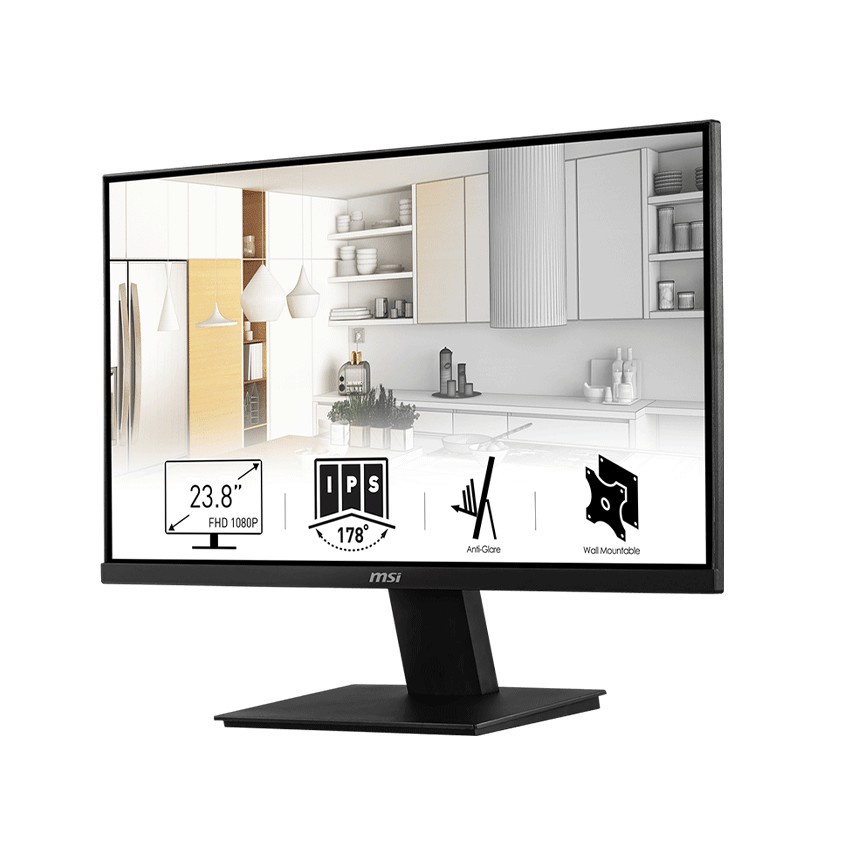 Màn hình máy tính MSI PRO MP241 23.8 inch FHD IPS 60Hz - Bảo hành chính hãng 36 Tháng | WebRaoVat - webraovat.net.vn