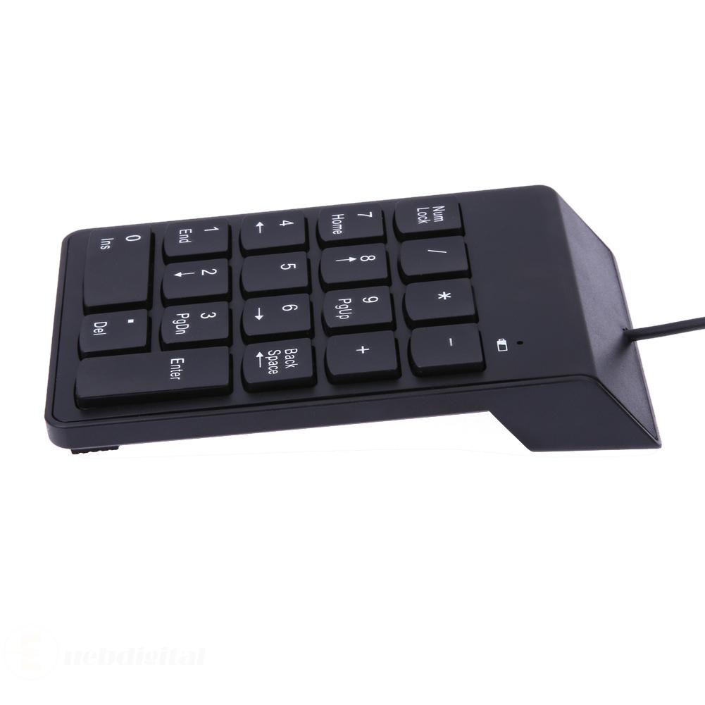 New USB Mini 18-keys Num Pad Numeric Number Keypad Keyboard for Laptop Note