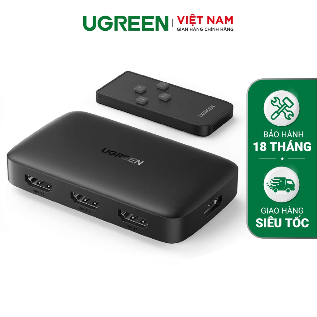 Bộ gộp HDMI 3 vào 1 UGREEN 80125