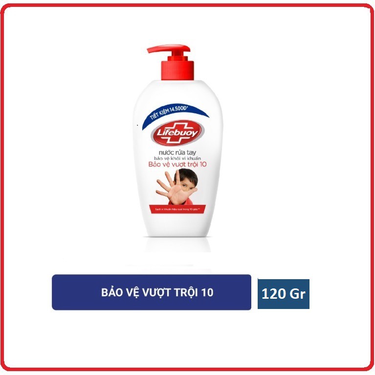 Nước rửa tay Lifebuoy Bảo vệ khỏi vi khuẩn 120gr