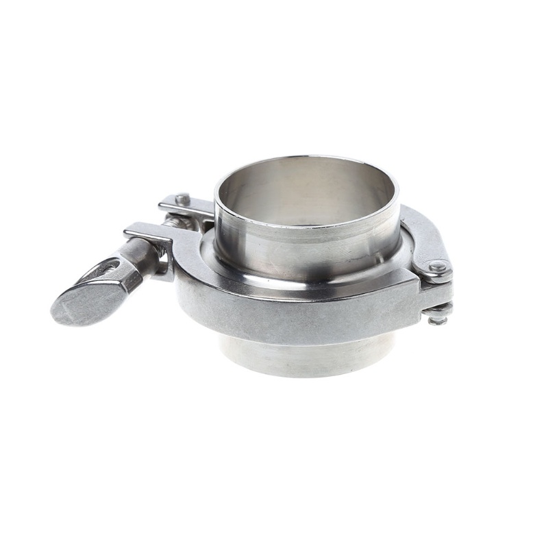 Ống Vệ Sinh Hàn 51mm 2 OD SS304 + Kẹp Ba Chân + Vòng Đệm PTFE