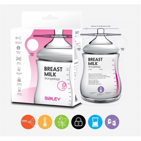 Túi Đựng Sữa Mẹ Tiện Dụng Chất Lượng Cao Bailey Hàn Quốc | Chính hãng