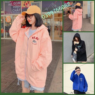 Áo Khoác Nỉ Bông Dây Kéo PUPPY LAZY HOODY Unisex (5 Màu)