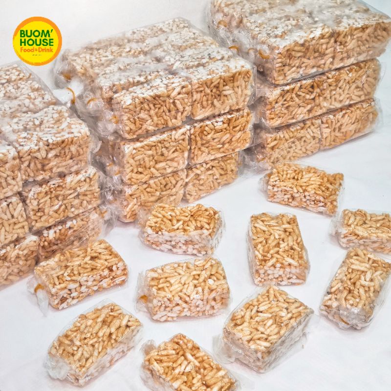 CỐM GẠO NGÀO ĐƯỜNG - CỐM GẠO TRUYỀN THỐNG - ĂN VẶT - TUỔI THƠ - ĂN CHAY