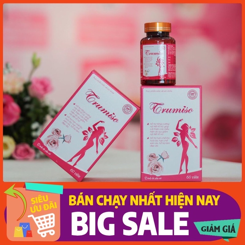 Lời khen ngợi đáng giá TRUMISO TĂNG VÒNG 1 – VIÊN UỐNG NỘI TIẾT TỐ NỮ (HỘP 60 VIÊN) Chính Hãng | BigBuy360 - bigbuy360.vn