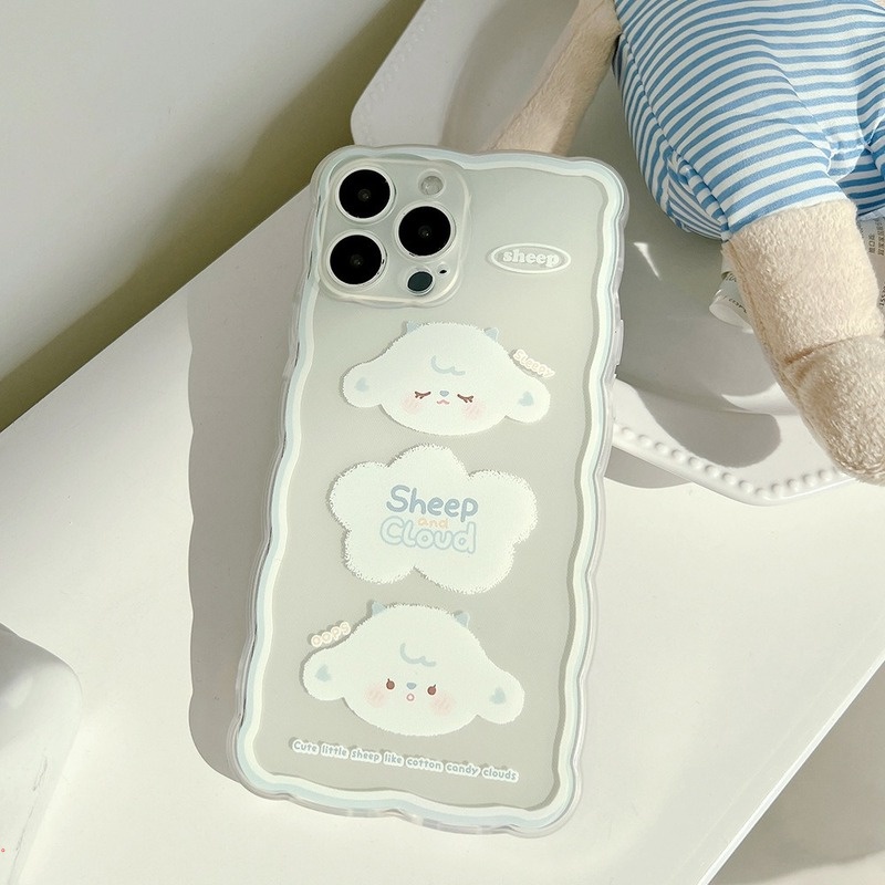 Ốp Điện Thoại TPU Silicon Mềm Họa Tiết Cừu Hoạt Hình Cho Iphone 13 12 Pro Max 12 Mini 11 Pro Max XS X 6 7 8 Plus XR