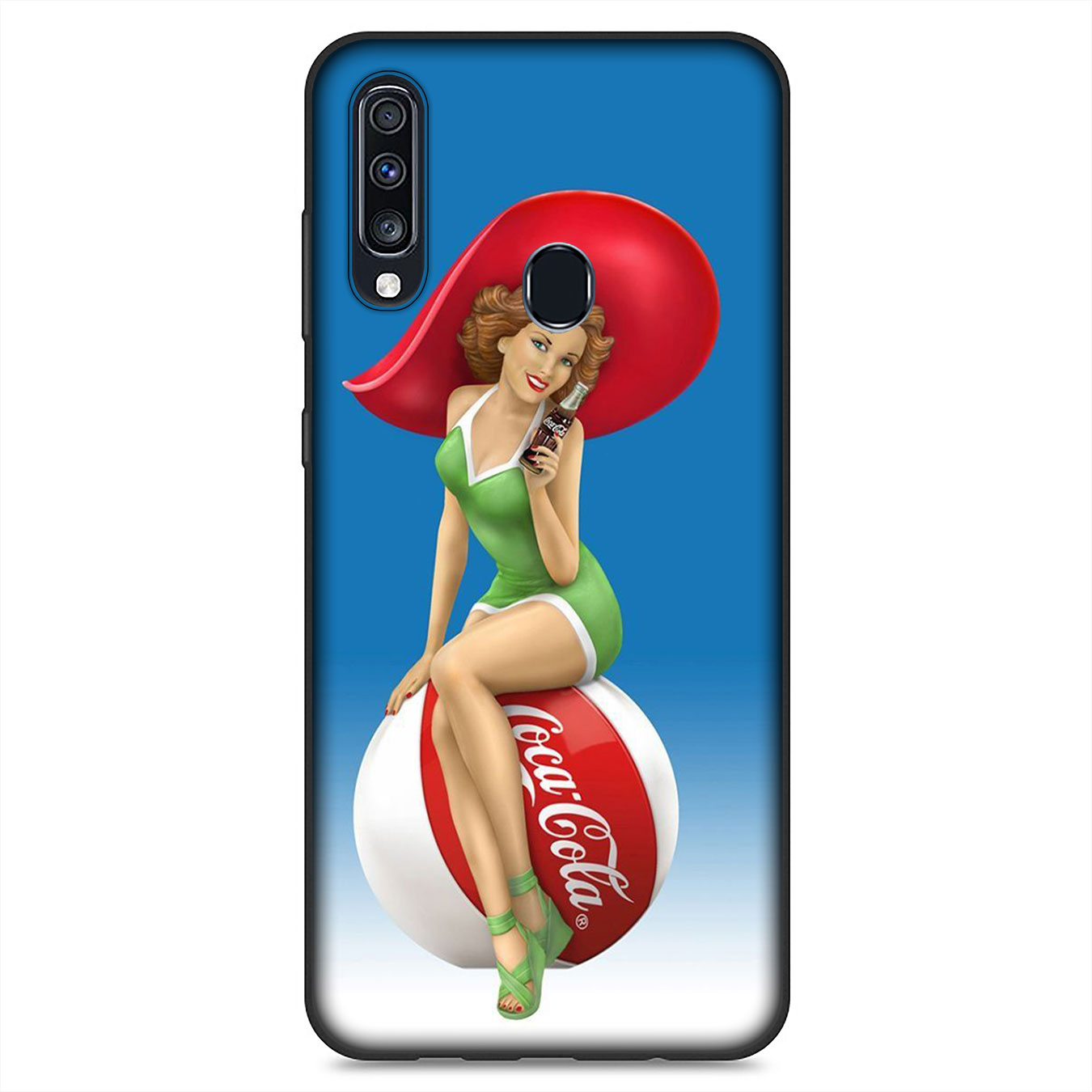 Huawei P30 Pro Lite Y6 Y7 Y9 Prime 2019 2018 Y9Prime Phone Case Soft Silicone Casing B103 Coca Cola Girl