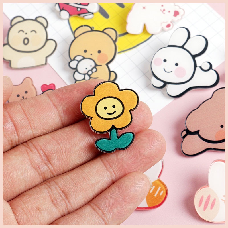 Sticker gim balo cài balo nhiều hình dễ thương rẻ nhất Tina Shop PIN03