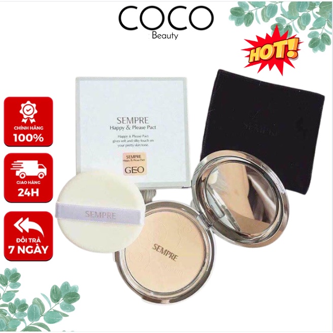 Phấn Phủ Geo Sempre Happy & Please Pact Hàn Quốc 22g