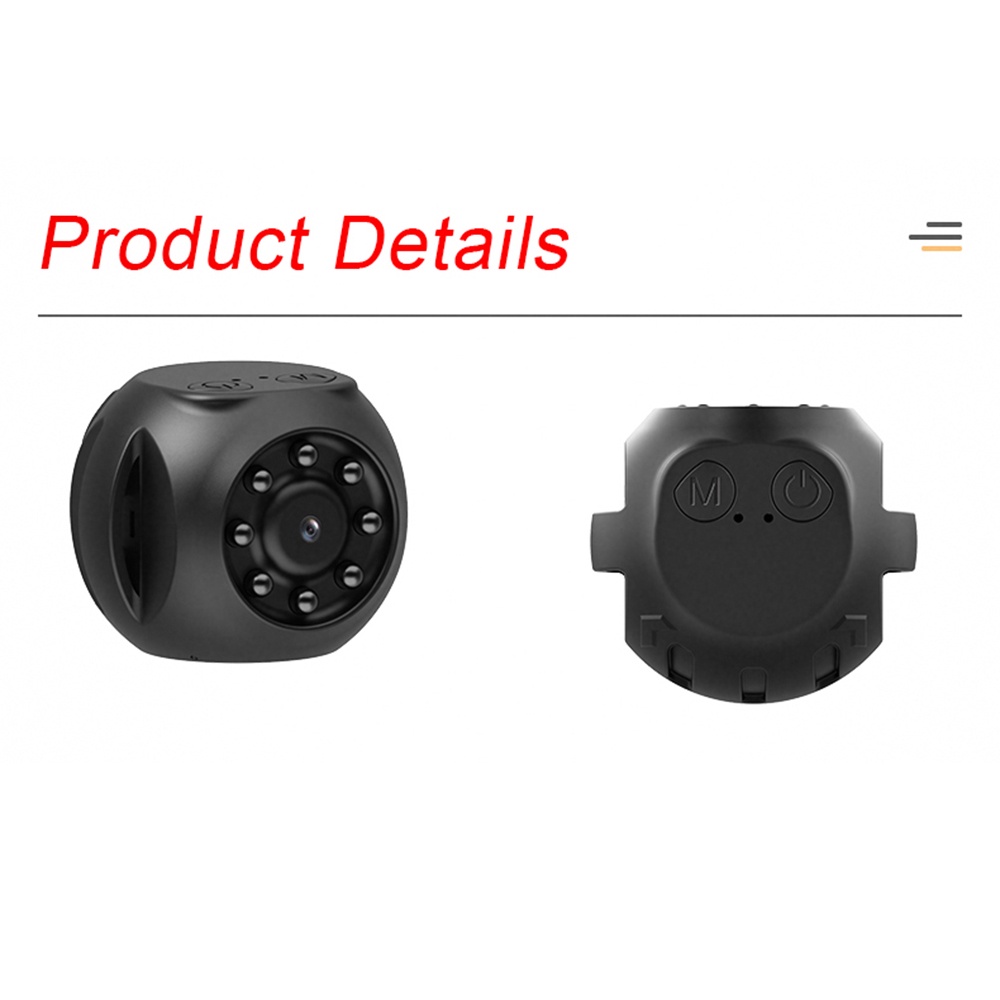 Camera Hồng Ngoại Mini CCTV 1080P Kết Nối WIFI, Hỗ Trợ Tầm Nhìn Ban Đêm