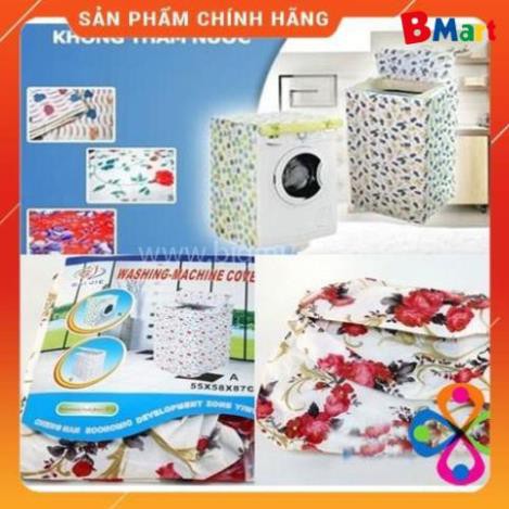 [FreeShip] Bọc máy giặt lụa dầy chống bụi , nước >= 8-9kg (to) 61x90x64  - BM