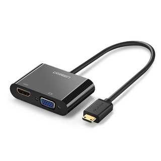 Cáp mini HDMI sang HDMI + VGA Ugreen 40385