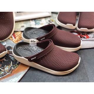 CrocsFanClub – PB29 - Dép sục Cross Literide màu mận, siêu nhẹ, sục kinh điển của Cross
