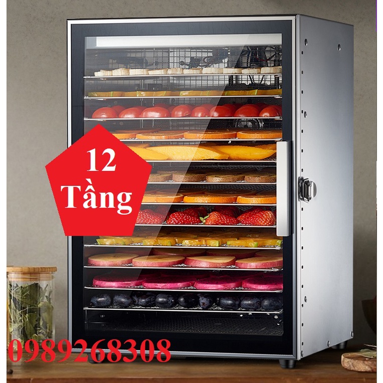 Voucher giảm 150k- Máy sấy thực phẩm 12 khay chính hãng Septree-Bảo hành 1 năm