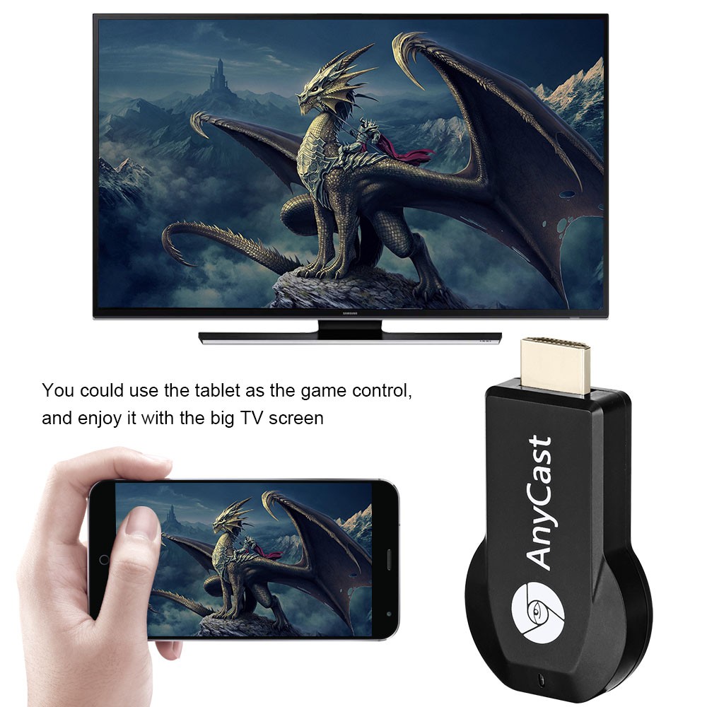 Thiết Bị Chia Sẻ Tín Hiệu Màn Hình Hdmi 1080p 3d Wifi Không Dây Cho Ios Iphone Ipad Android Windows Mac