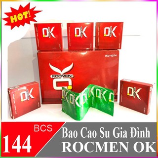 bao cao su OK Rocmen 144 cái cho gia đình- khách sạn