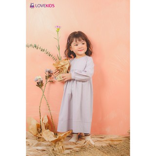 Váy bé gái tay dài tím nhạt GMG20DR022 - Lovekids