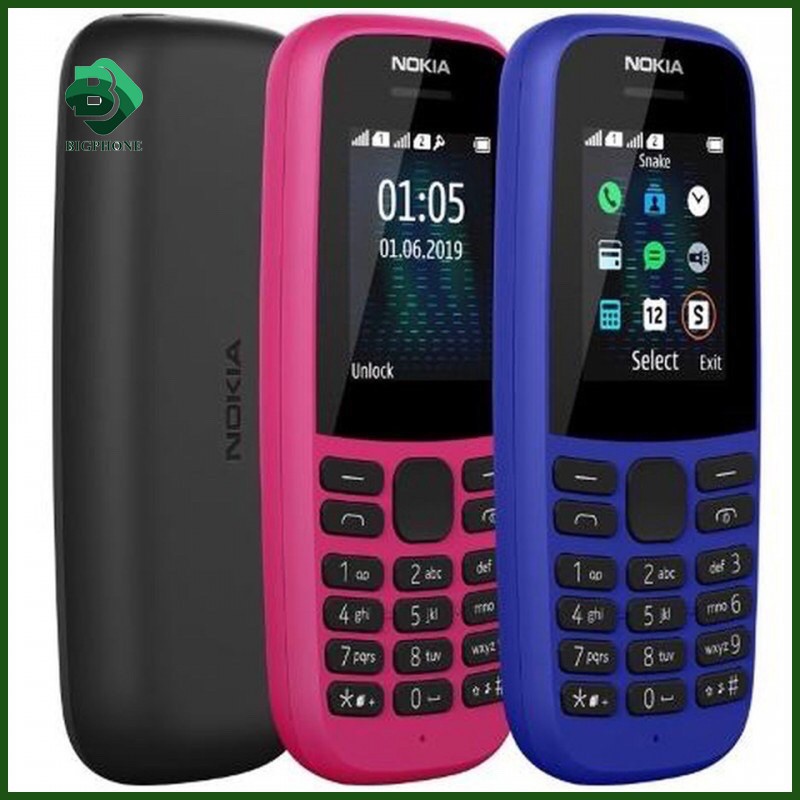 Điện Thoại Nokia 105 Single Sim- Trắng - Hàng Chính Hãng - seal Full box