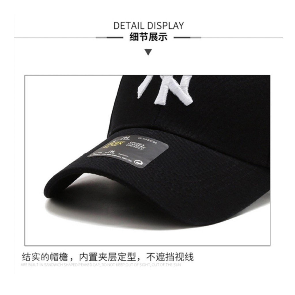 Nón Lưỡi Trai Mới MLB NY New York Yankees Thời Trang Hàn Quốc Có Thể Điều Chỉnh 2poL EuXy Cho Nam Và Nữ