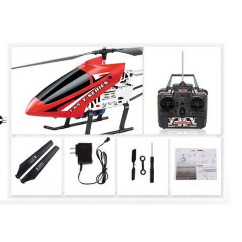 Máy Bay Mô Hình- Trực Thăng Điều Khiển Từ Xa T69 Cỡ Siêu Lớn- Sử Dụng Pin Sạc