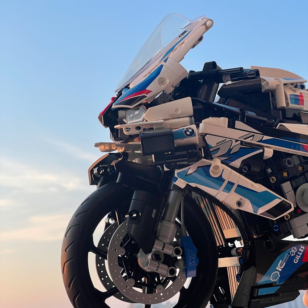 Đồ chơi Lắp ráp Mô hình Xe Mô Tô Technic BMW M 1000 RR technical 1920PCS M1000RR Motorcycle A2118 7800 Fit 42130