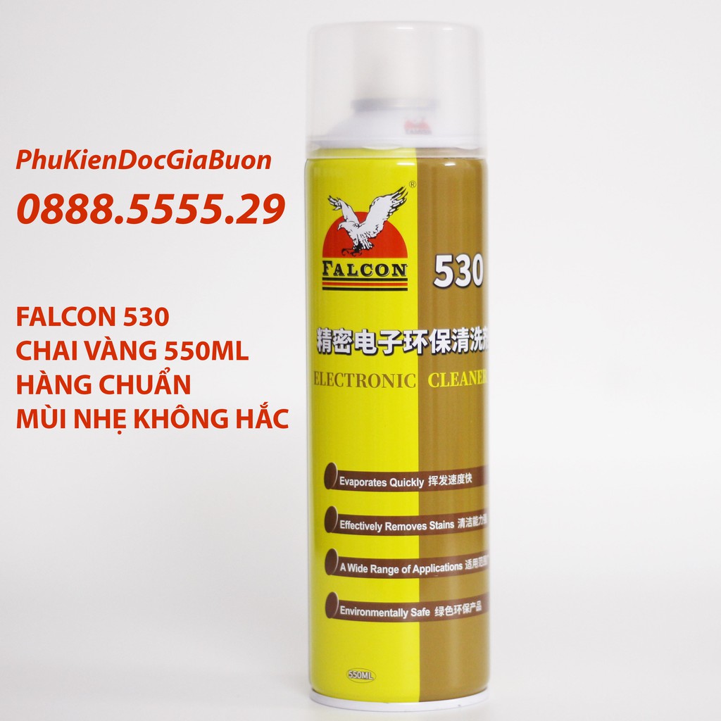 Bình xịt Nước tẩy keo FALCON 530 (550ml)