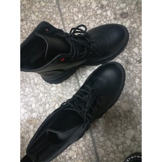(Sẵn GIày boot ulzzang cổ cao chất da PU