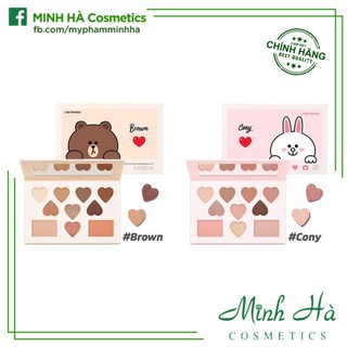 Phấn Mắt Missha x Line Friends Color Filter Shadow Palette