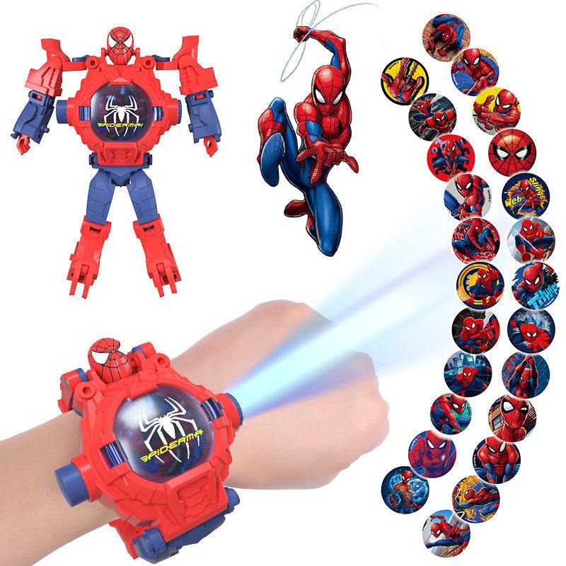 Trẻ Em Robot BiếN DạNg đồNg Hồ đIệN Tử đồ ChơI CậU Bé CậU Bé HọC Sinh ChiếU Phim HoạT HìNh PhóNg BiếN HìNh đĩA Bay | BigBuy360 - bigbuy360.vn