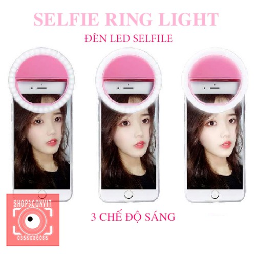 Đèn LED Selfie Trợ Sáng Chụp Hình