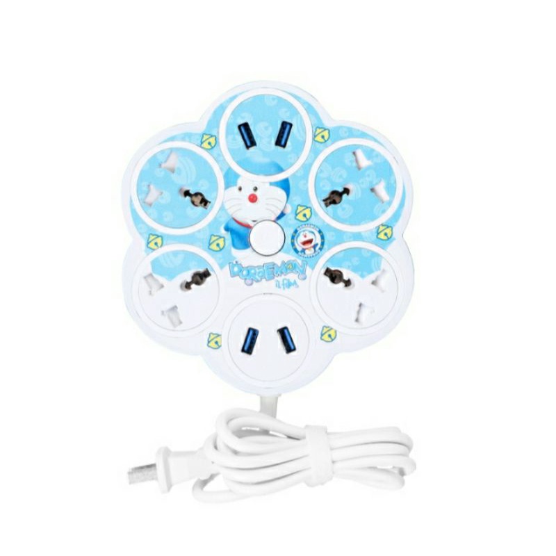 Ổ Điện Có Chui Sạc USB Dorarmon Doraemon Dây Dài