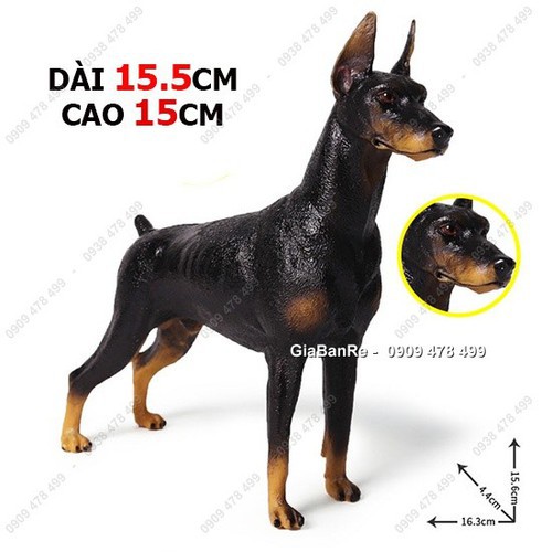 Mô Hình Chó Giữ Nhà Dáng Đẹp Doberman - 4686.1