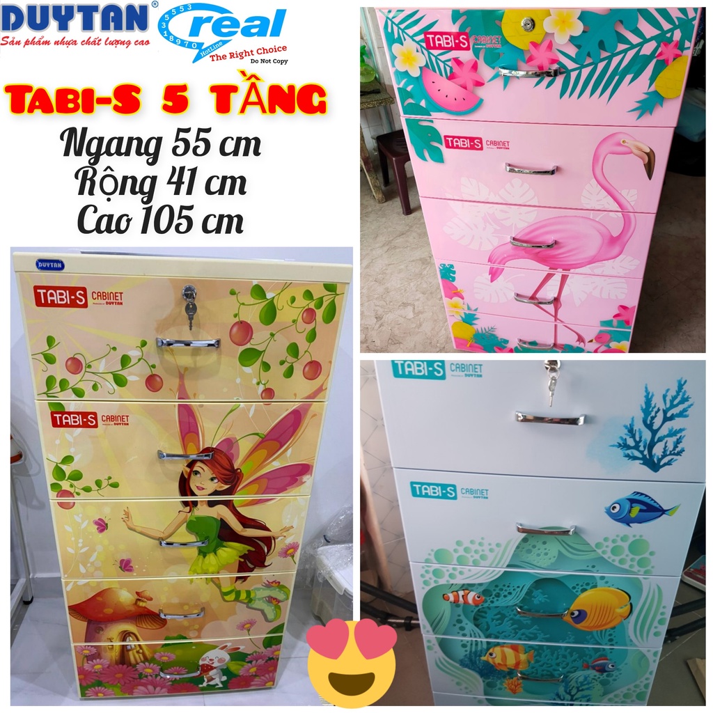 Tủ nhựa duy tân TABI-S 5 Ngăn -BƯỚM TIÊN