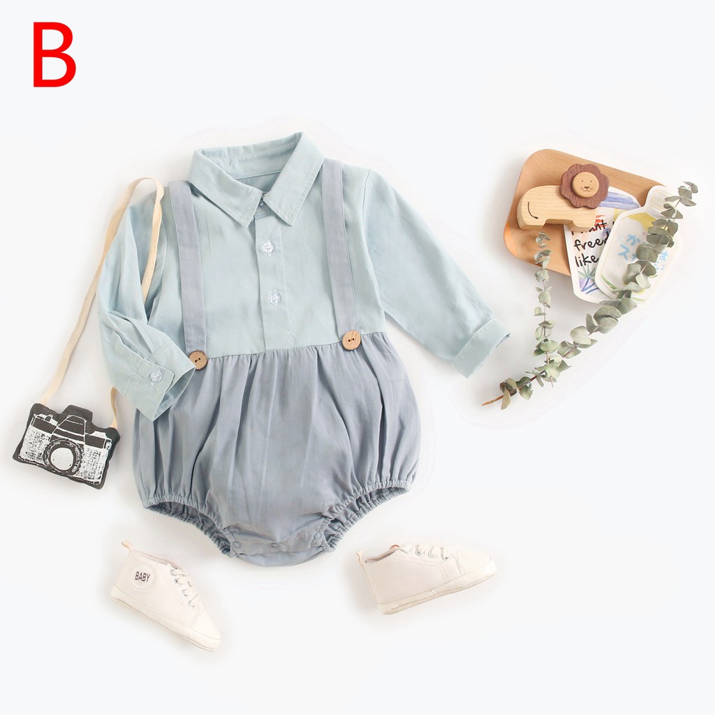 Áo Liền Quần Sanlutoz Tay Dài Thời Trang Mùa Thu Dành Cho Bé Trai