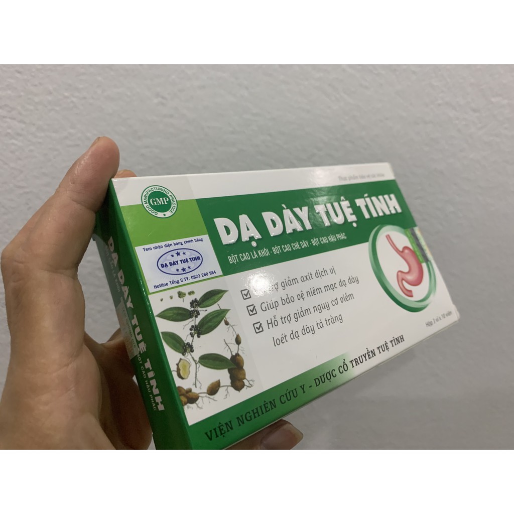 [ HÀNG CHÍNH HÃNG ] DẠ DÀY TUỆ TĨNH – Hỗ trợ giảm viêm loét dạ dày, tá tràng, giảm đau thượng vị (30 viên)