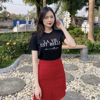 Áo thun cotton Halan Lavie