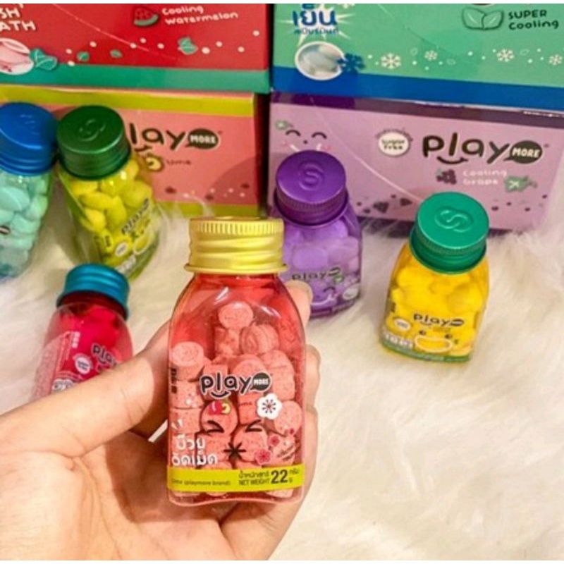 Combo 3 hũ kẹo play more cực thơm mát bao ghiền