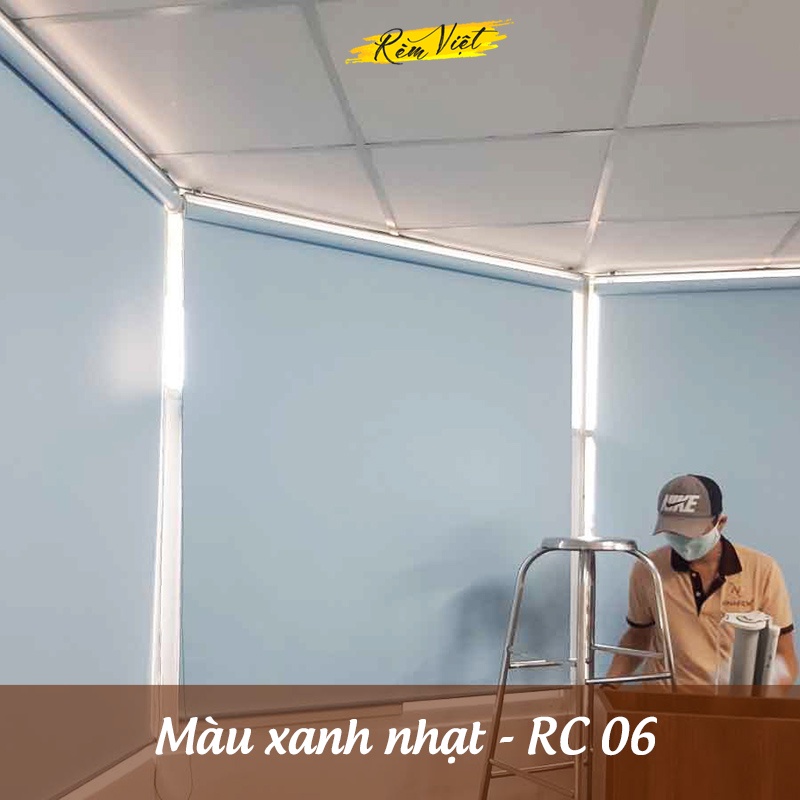 Rèm Cuốn Trơn Cửa Sổ Cửa Kính, Cản Sáng 100%, Chống Nắng Nóng