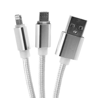 CÁP SẠC 3 ĐẦU MÓC KHOÁ (thanh lý xả kho)