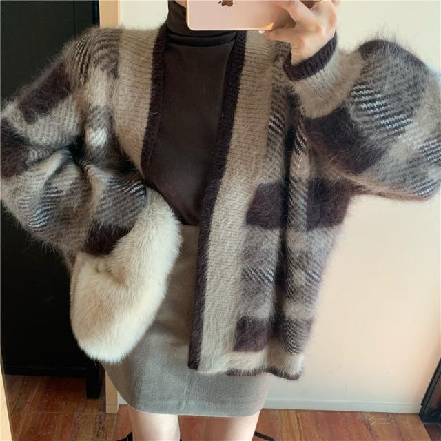 Set Áo Sweater Tay Dài + Chân Váy Ngắn Thời Trang Đường Phố Cho Nữ (Có Bán Lẻ Áo)