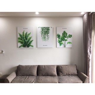 Tranh Canvas khung composit treo tường phòng khách tawngj Đinh 3 chân treo tranh tường, tranh vải canvas