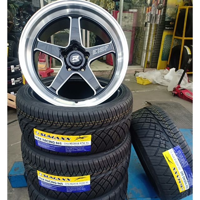 ลอแมกweld 5ร114 E1sfพรอมยางใหมลายซง Sumaxx