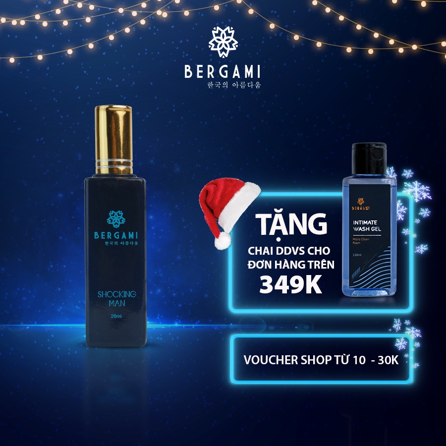 [Tặng mặt nạ giấy] Nước hoa phong thủy mệnh Thủy Bergami 35ml - Đổi mệnh cho dân kinh doanh