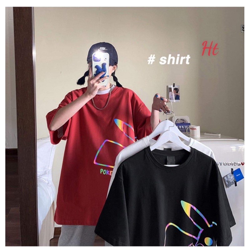 Áo phông mèo Po ke 7 màu H2D578