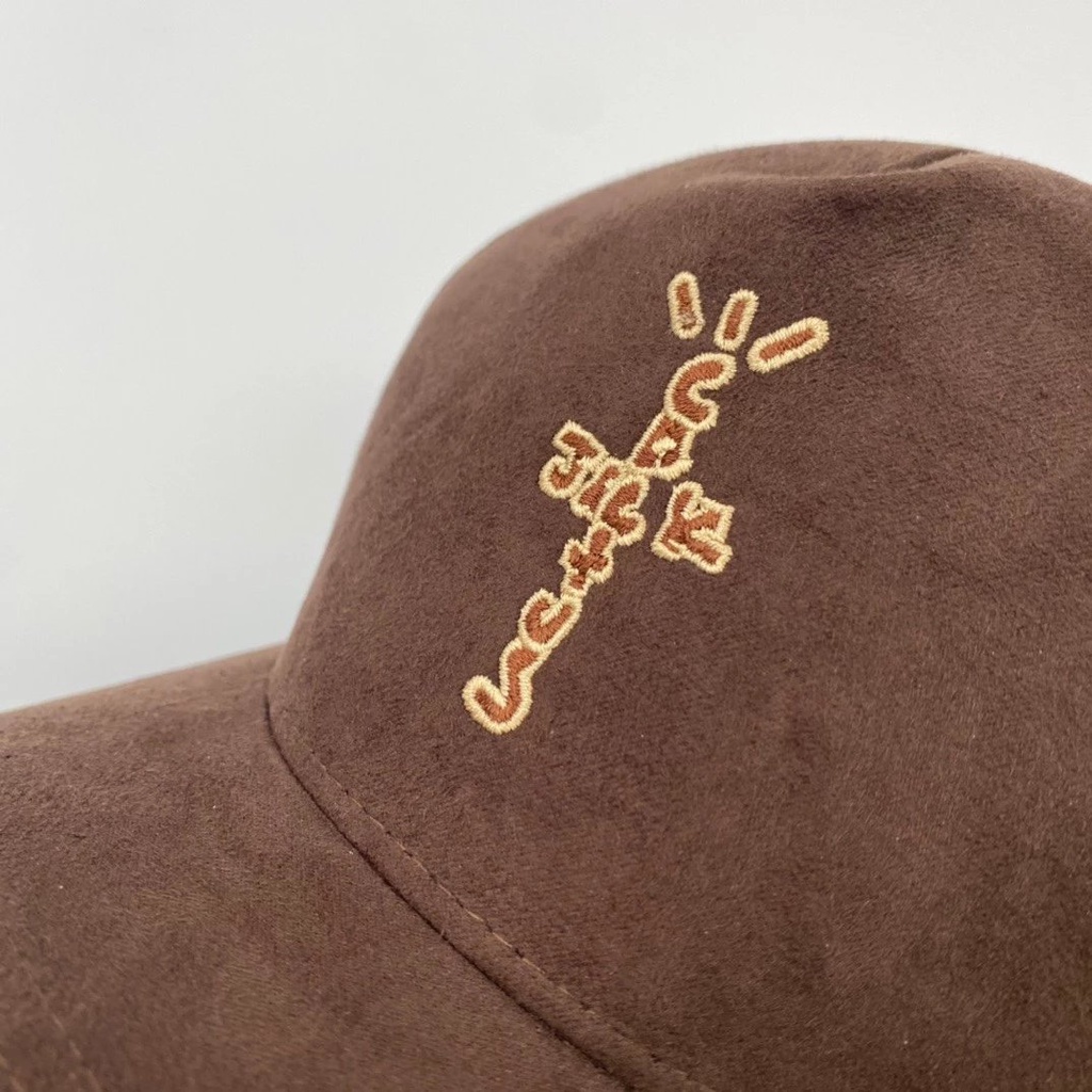 JQZT travis scott Joint Cooperative Hat Baseball Cap Sun Barb LOGO Embroidery Design Suede Fabric2021